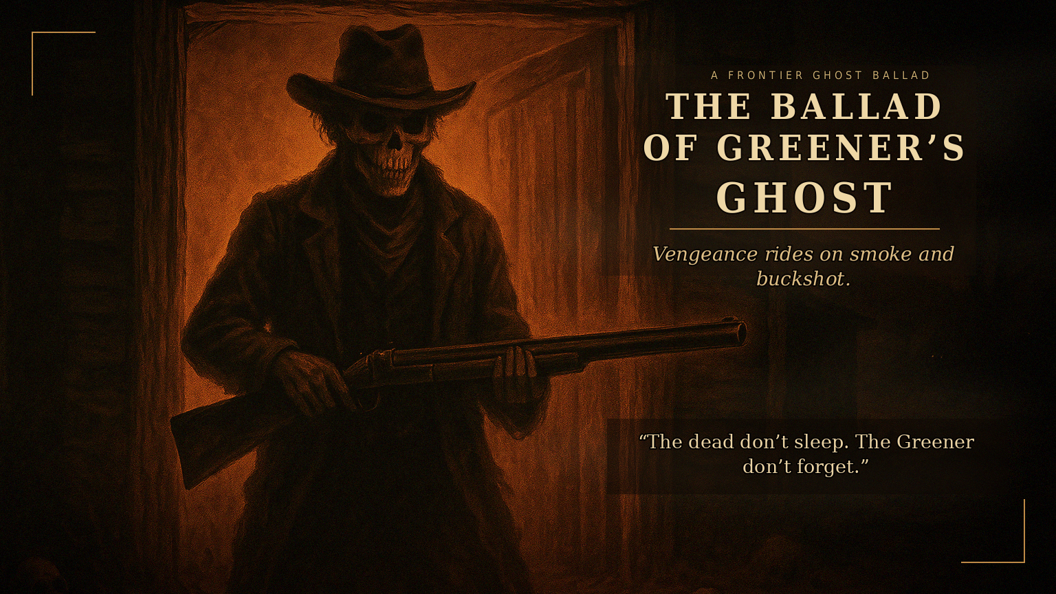 Cover image for The Ballad of Greener's Ghost