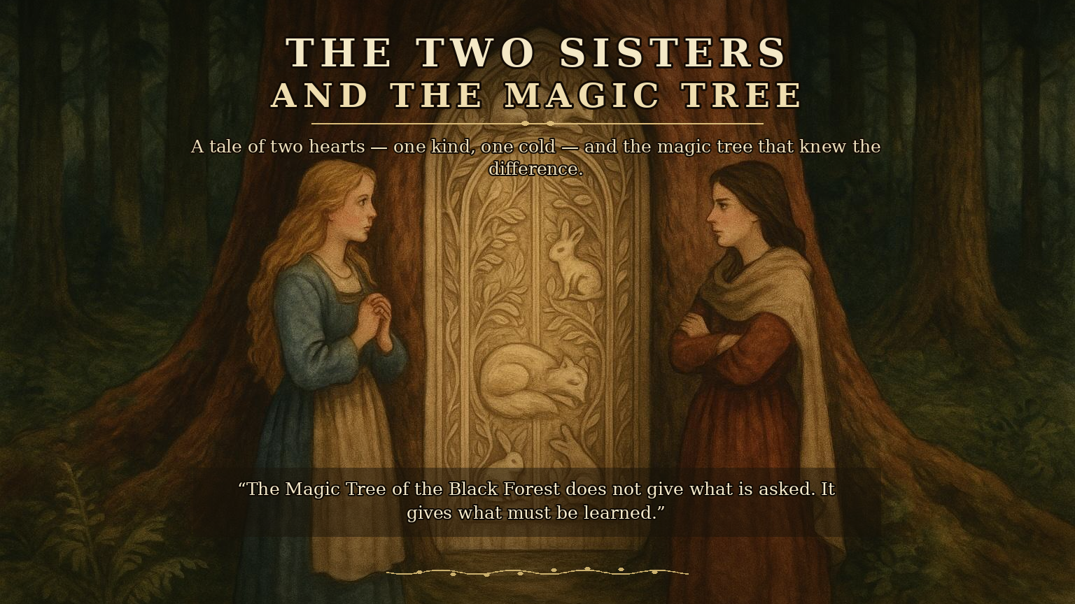 Cover image for The Two Sisters and the Magic Tree